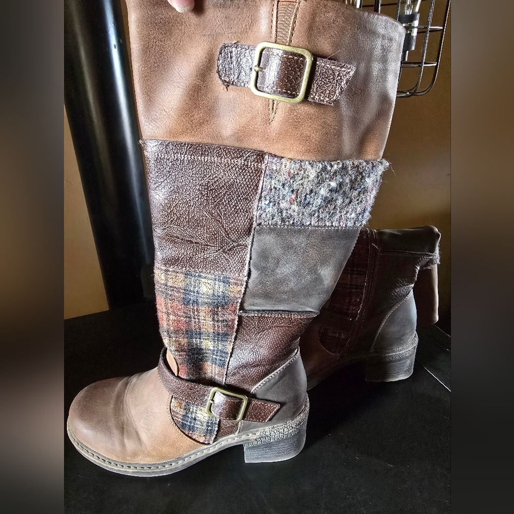 Muk Luk Patchwork Boots